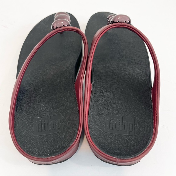 Fitflop Rola Leather Wedge Women’s Sandals Shoes Size 9 - Picture 6 of 11